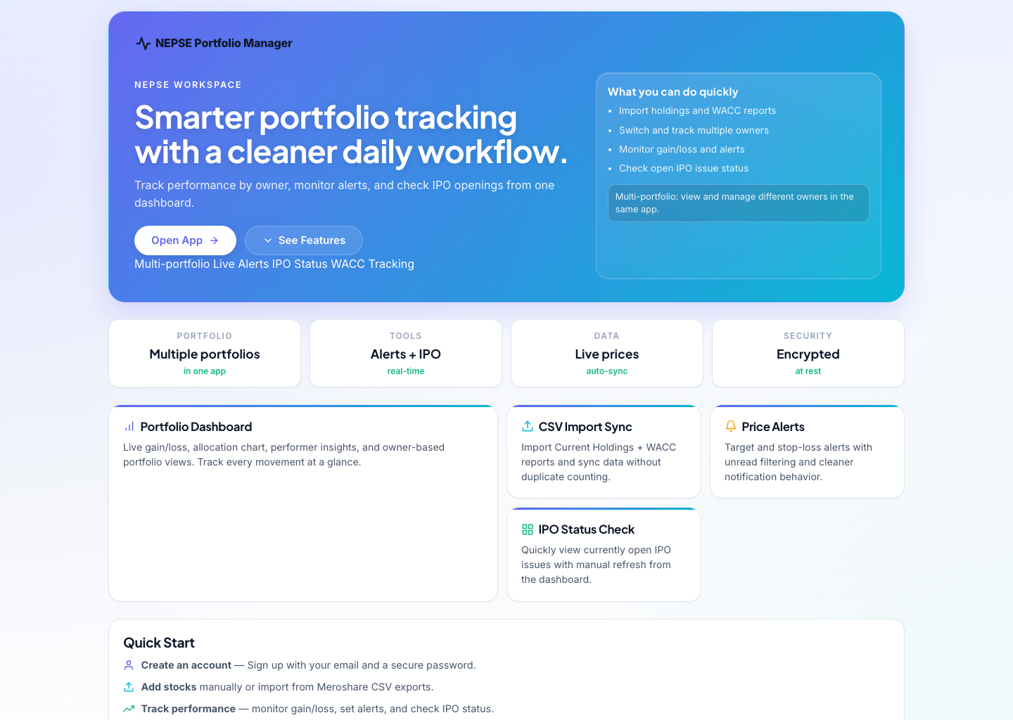 Portfolio Management System